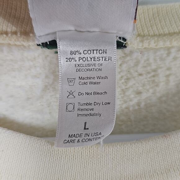 Vintage Top Threads Newport RI Flip Flops Graphic Crewneck Sweater Large - Picture 5 of 7